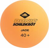 Donic-Schildkröt Tischtennisball Jade, Poly 40+ Qualität, 6 Stk. im Blister, 3x weiß / 3x orange