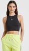 ACTIVE CROPPED TOP 19010 Black Out M